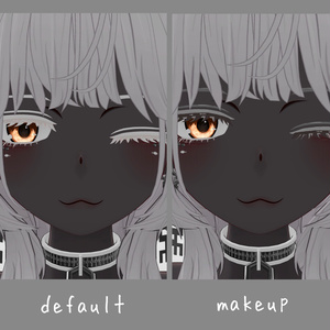 【豺狼用】白肌+メイクテクスチャ/ skin makeup texture（VRChat想定） 缩略图 3