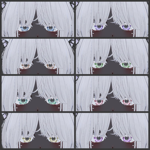 【仙猫】【豺狼】煌めく瞳テクスチャ/kirameki eyes texture（9色展開）VRChat想定 缩略图 5