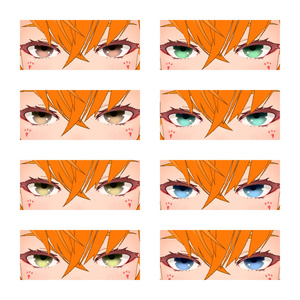 【玄狐専用】Soft eyes 瞳テクスチャ/ Soft eyes texture 8color（17色+明るめver14色）VRChat想定 缩略图 4