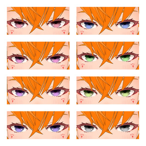 【玄狐専用】Soft eyes 瞳テクスチャ/ Soft eyes texture 8color（17色+明るめver14色）VRChat想定 缩略图 5