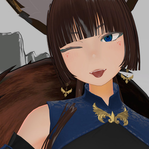 Unityだけで完結！【玄狐専用】メイク/makeup texture （VRChat想定） 缩略图 9