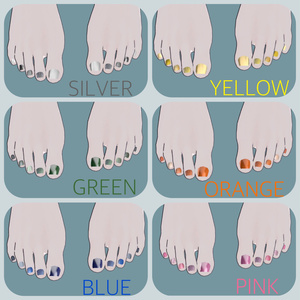 簡単導入！【Lapwing専用】hand・footネイルセット （VRChat想定） 缩略图 10