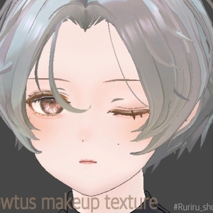 Unityだけで完結！【Lowtus（ロータス）専用】メイク/makeup texture 口内テクスチャのおまけ付き（VRChat想定） 缩略图 3