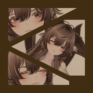 【仙猫用】Milky Glow Makeup for Senbyo-澄艶-+瞳テクスチャー9色展開 おまけ付きVRChat想定 缩略图 5