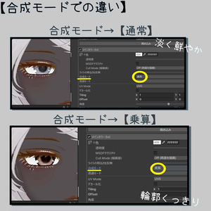 【豺狼用】Still Gaze Makeup ― 余艶 ― for Sairou（VRChat想定） 缩略图 5