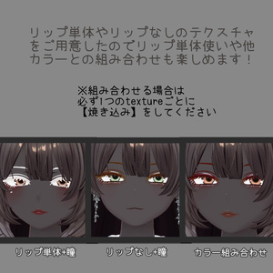 【豺狼用】Still Gaze Makeup ― 余艶 ― for Sairou（VRChat想定） 缩略图 6