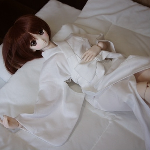 DD (M/L/寄せ胸)さくら柄ちょっとセクシーな浴衣7点セット - 喵