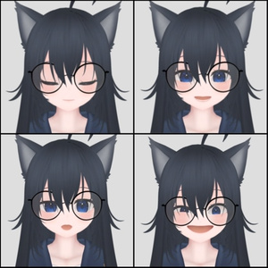 【無料/Free】オリジナル3Dモデル - NoelLapislazuli ノエルラピスラズリ - 【VRChat avatar】 缩略图 2