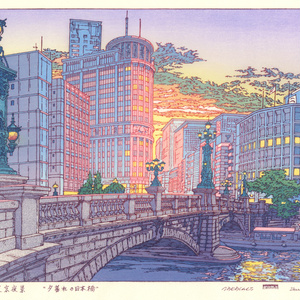 夕暮れの日本橋／東京夜景