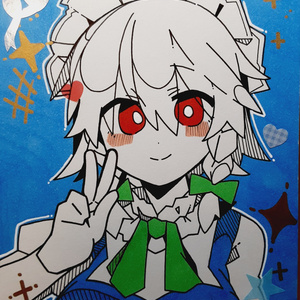 東方Project 例大祭 十六夜咲夜 直筆サイン入り イラストフィルム 絵梦