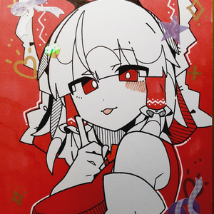 十六夜咲夜☆東方Project色紙直筆イラスト - ちきたま商店 - BOOTH