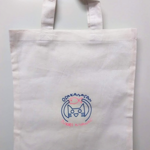 図形にゃんこのトートバッグ
