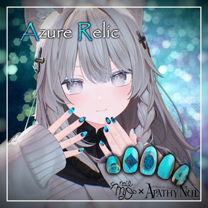 【29アバター対応+随時追加予定】Azure Relic【MDollnail対応】