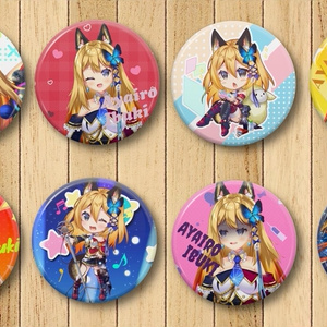 彩色いぶき・ランダム缶バッジ8種＋α