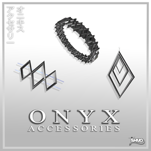 「VRChatアクセサリー」 Onyx Accessories (Simple Accessories for VRChat)