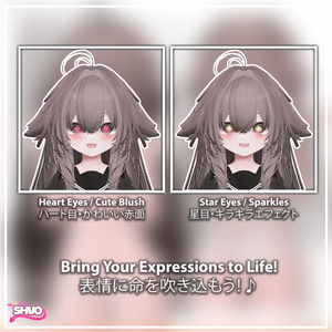 「輝夜/Kaguya」 Expression Overlay Effects Pack 表情エフェクト 缩略图 3