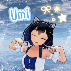VRChat想定オリジナル3Dモデル「Umi」