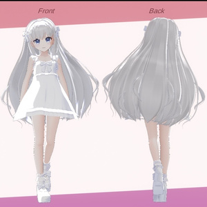 VRChat想定オリジナル3Dモデル「Milk」