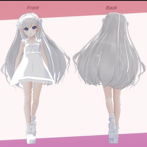 VRChat想定オリジナル3Dモデル「Milk」