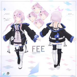 【For VRChat 3D Model】CCD-0500[FEE] -Default&Rollout SET- 缩略图 3