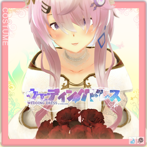 FEE tailor-made Wedding Dress【For VRChat 3D Model】