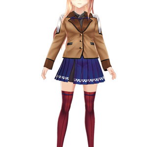 【VRoid】【無料】【改変自由】花舞いの制服 缩略图 6