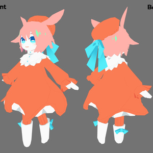 【サポート終了】メンダコのパンケーキちゃん【3Dモデル/オリジナルキャラクター】 缩略图 2
