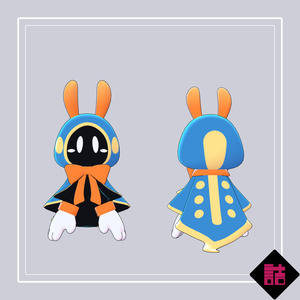 【version1.0】ウミウシ妖精RE【オリジナル3Dモデル】 缩略图 3