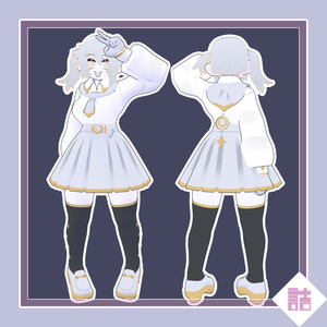 【version1.4/1.6】カルメル＆モアサナ／CARMEL＆MOISSANA　🥫CUUNE素体【オリジナル3Dモデル】 缩略图 5