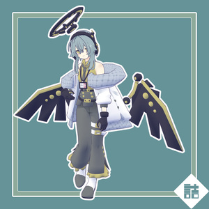 おつかれ天使　👤SiroinoSotai【version1.0】【オリジナル3Dモデル】 缩略图 3