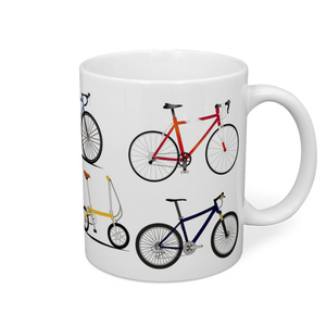 各種の自転車 マグカップ
