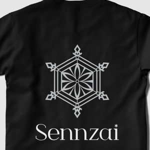 【NEW】Sennzai / 両面ロゴTシャツ（黒）