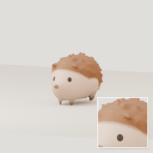 Stylized Hedgehog 3D Model | Blender | スタイライズド・ハリネズミ3Dモデル