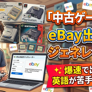 中古ゲーム機 eBay出品文ジェネレーター（英語タイトル・説明文・Item Specifics 自動生成）