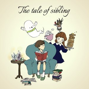正方形ポストカード | The tale of sibling