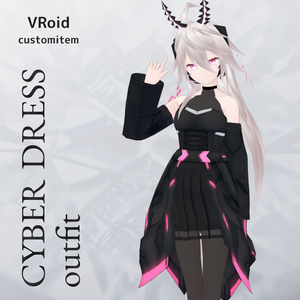 VRoid サイバードレス v1.1 