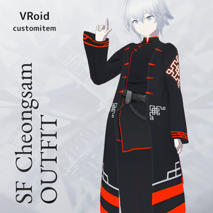 VRoid Sci-Fi China Dress v1.2