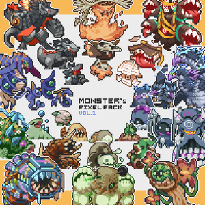 新！ドット絵モンスターパック - BOOTH
