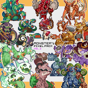 新！ドット絵モンスター素材集vol.3