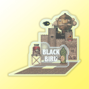 BLACK BIRD「滅びの街のアクリルジオラマ」