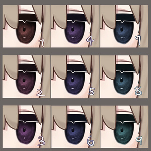 【キプフェル専用】雨雲eye　‐eye texture 23color ＆ おまけ ＆ PSD付き‐MZ12 缩略图 2