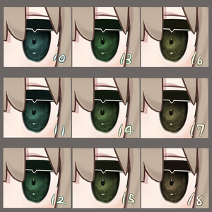 【キプフェル専用】雨雲eye　‐eye texture 23color ＆ おまけ ＆ PSD付き‐MZ12 缩略图 3