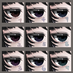 【Rize専用】雨雲eye　‐eye texture 23color ＆ PSD付き‐MZ13 缩略图 2