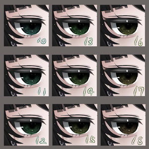 【Rize専用】雨雲eye　‐eye texture 23color ＆ PSD付き‐MZ13 缩略图 3