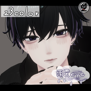 【狛乃専用】雨雲eye　‐eye texture 23color ＆  makeup texture ＆ おまけ ＆ PSD付き‐MZ14