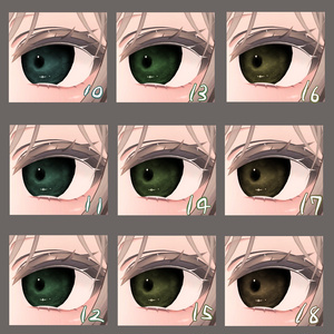 【マヌカ専用】雨雲eye　‐eye texture 23color ＆ PSD付き‐MZ19 缩略图 3