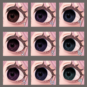 【リナシータ専用】雨雲eye　‐eye texture 23color ＆ makeup texture ＆ PSD付き‐MZ20 缩略图 2