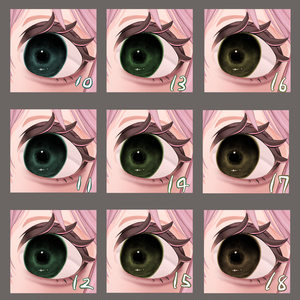 【リナシータ専用】雨雲eye　‐eye texture 23color ＆ makeup texture ＆ PSD付き‐MZ20 缩略图 3