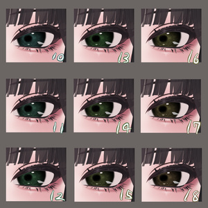 【しゅあん専用】雨雲eye　‐eye texture 23color ＆ PSD付き‐MZ21 缩略图 3