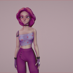 女の子スピードスカルプト3D服3DモデルVRChat Girl speedsculpt 3D Clothing 3D Model VRChat